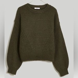 NWOT Madewell Wool-Blend Wedge Sweater NWOT